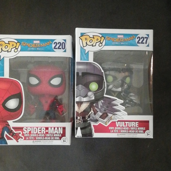 Other - Funko pop - spiderman homecoming - set of 2
